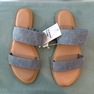 Old Navy Blue Denim Sandals